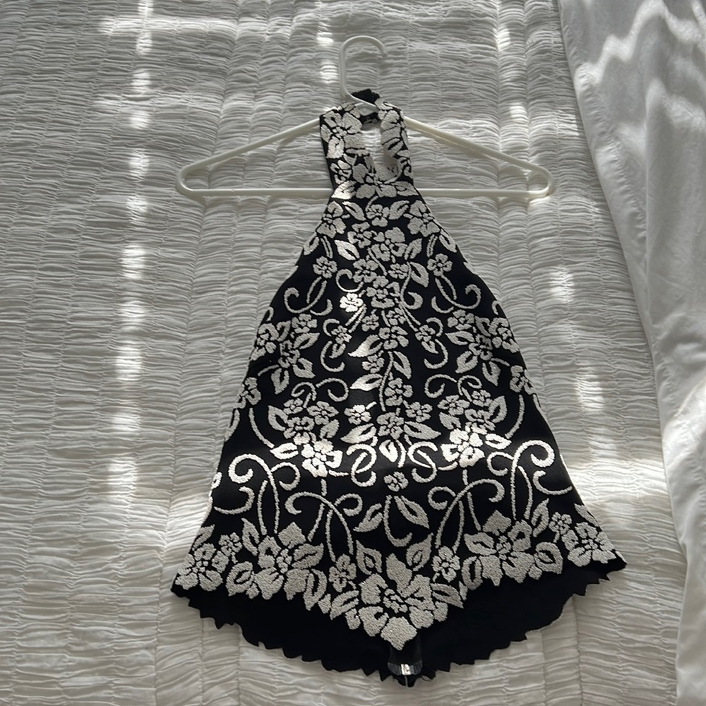 Tadashi beaded halter
